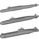 3d Printed 1/1250/2000 Ussr Delta Iv/typhoon/north Wind God Submarine